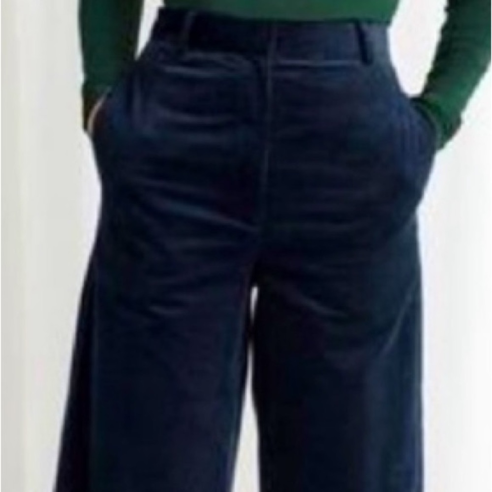 &other Stories Wide-Leg Corduroy Cropped Pants